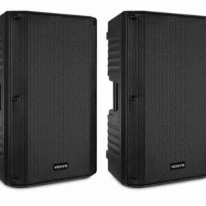 Vonyx active 12â€³ 800w stereo speaker set with bluetooth